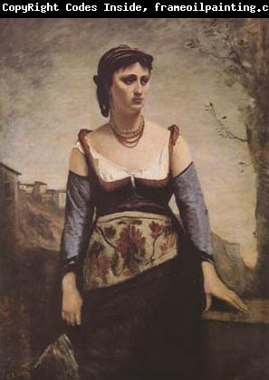 Jean Baptiste Camille  Corot Agostina (mk09)